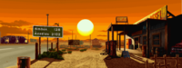 Gas Station from Art of Fighting 3
