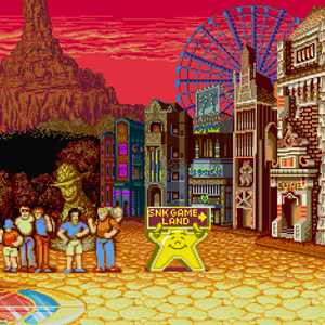 Fatal Fury 1 (Arcade): Stage 6: Dream Amusement Park: Terry Vs