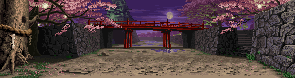Cherry Blossoms Bridge from Real Bout Fatal Fury Special