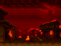 Burning Town from Samurai Shodown IV